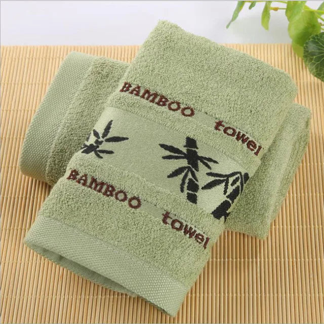 2pcs Set Pure 100% Cotton Towel