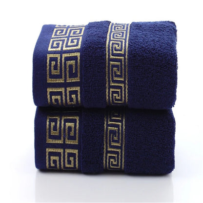 2pcs Set Pure 100% Cotton Towel