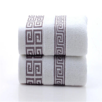 2pcs Set Pure 100% Cotton Towel